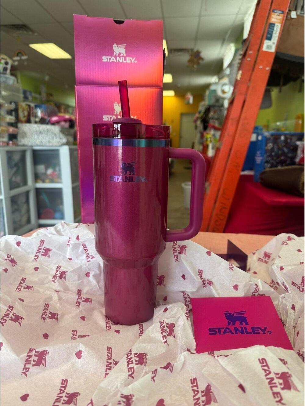 Stanley 40 oz berry truffle tumbler pink